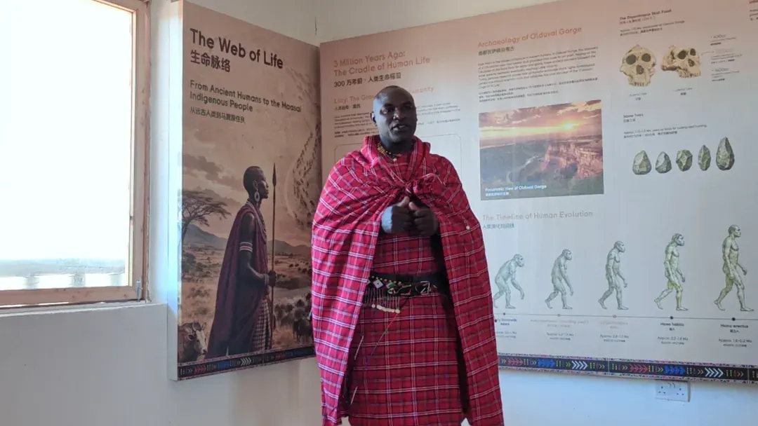 A Maasai elder at “The Web of Life”